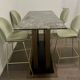 Chaises hautes Gubi velours vert clair