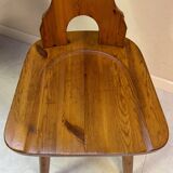 Mountain chalet style pine chair