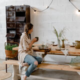 Industrial locker cabinet with valves "Statice"