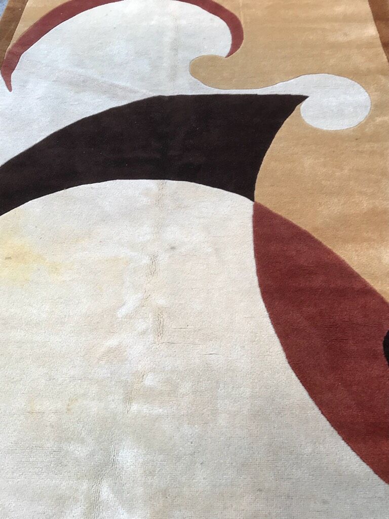 Beautiful french rug by Paulette Née handmade 160 x 230 cm