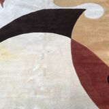 Beautiful french rug by Paulette Née handmade 160 x 230 cm