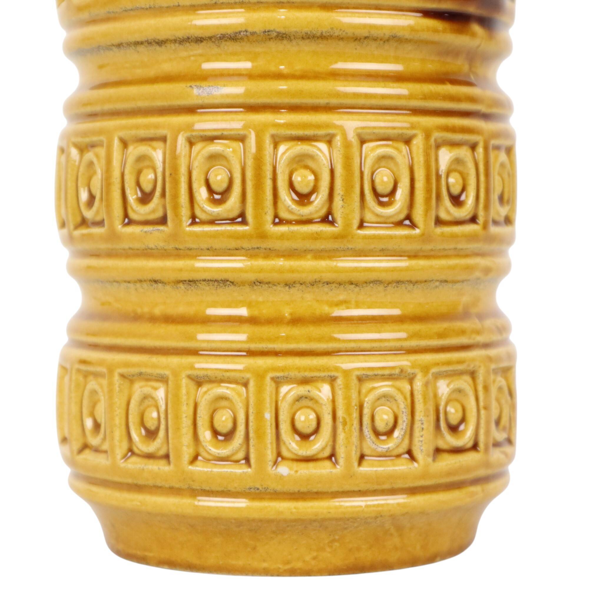 Vintage Scheurich Inka Vase West Germany Ceramic 429-26
