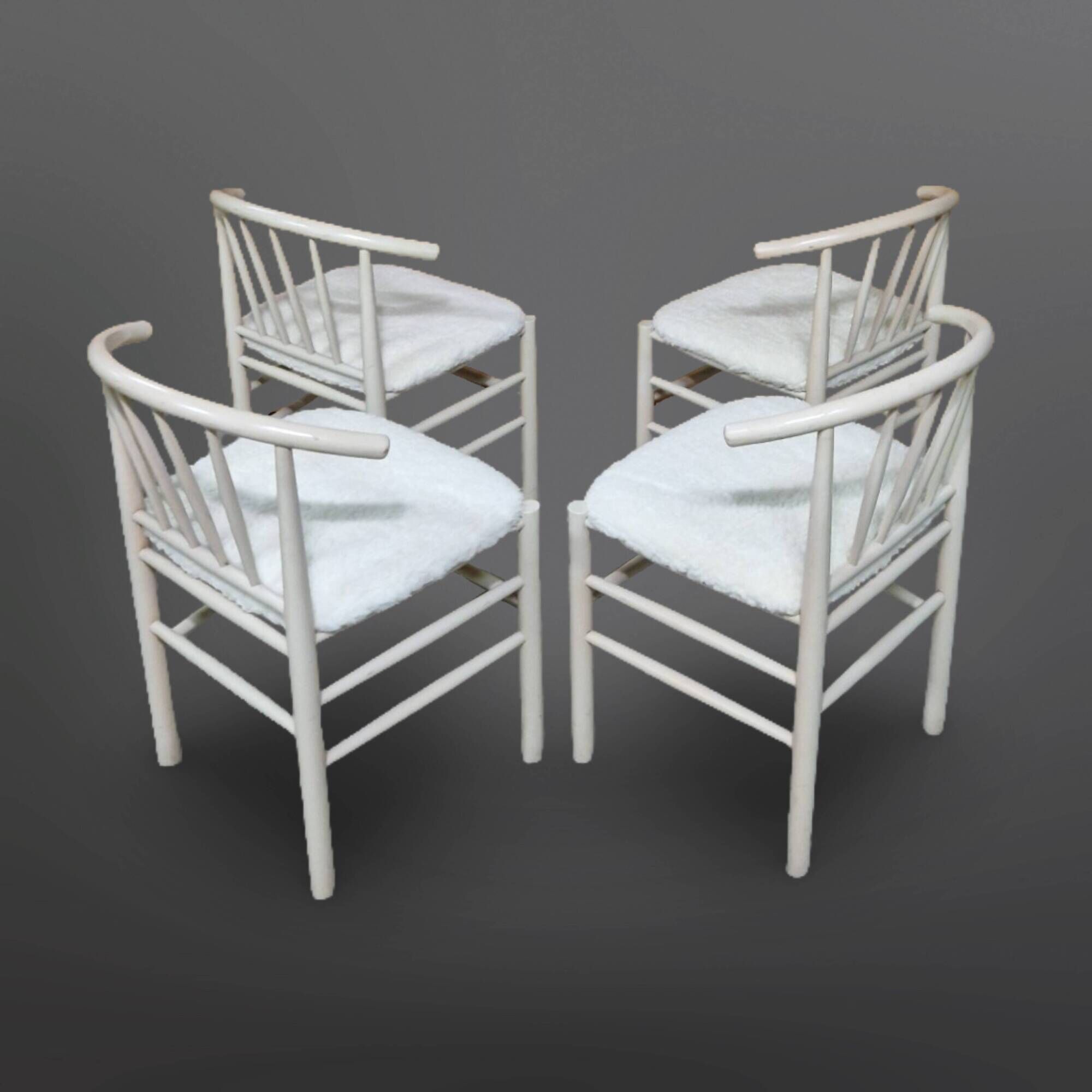 Set of 4 J-151 dining chairs by Erik Ole Jørgensen for Kvist, Denmark 1960s