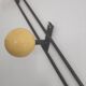 Patère boule vintage