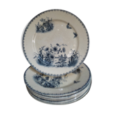 6 assiettes terre de fer Sarreguemines