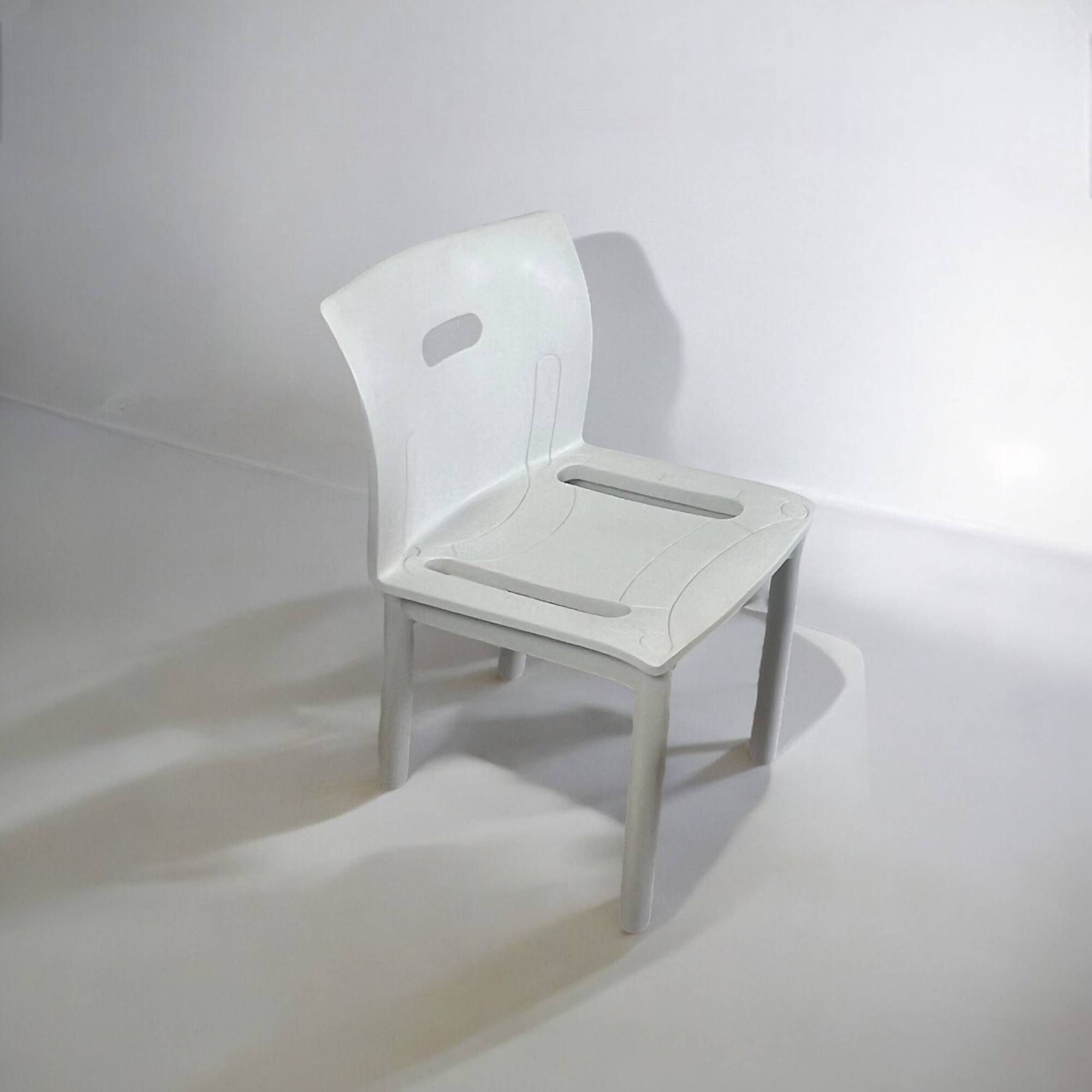 Vintage Dining Chair 4870 by Anna Castelli Ferrieri for Kartell, 1980s
