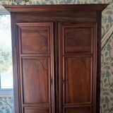Large French provincial wardrobe in Louis XV style