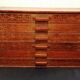Coffret/ petite commode de mercerie vintage de la marque DMC