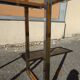 Chrome and golden brass console 70s