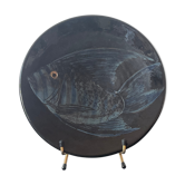 Ceramic fish plate