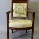 Directoire period armchair, original upholstery