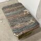 Vintage rectangular coffee table in marble