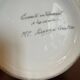 Limoges porcelain flamingo vase