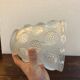 Vintage Verlys glass vase with cabochons