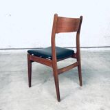 Mid-Century Scandinavian Modern Teak Dining Chairs, Set of 4