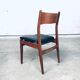 Mid-Century Scandinavian Modern Teak Dining Chairs, Set of 4