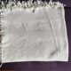 Bedspread in woven white cotton, double bed
