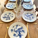 Set of eight German porcelain plates from the 1950s