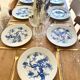 Lot de huit assiettes en porcelaine allemande années 50