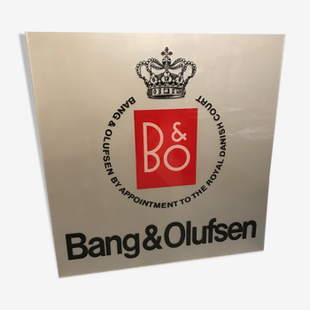 Enseigne lumineuse ancienne de bang & olufsen