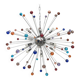 Multicolour “star” murano glass sputnik chandelier