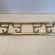 Coat rack in Vintage brass 1930