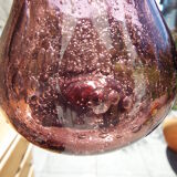 Bubbled glass vase