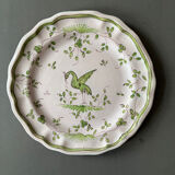 Moustiers faience plate, 18th century