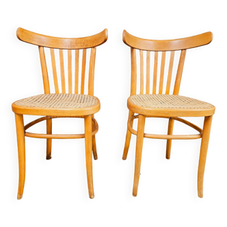 Pair of chairs bistrot 1960s vintage