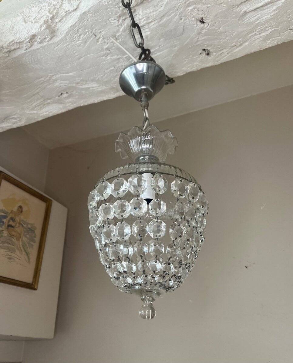 Basket ceiling light