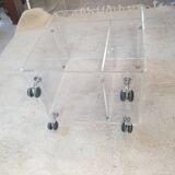 Storage cabinet on castor plexiglas David Lange