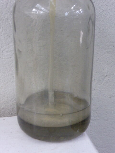 Siphon in very thick glass