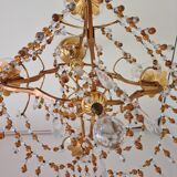 Chandelier cage with 4 lights
