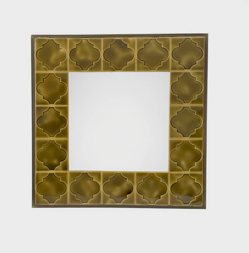 Square ceramic mirror