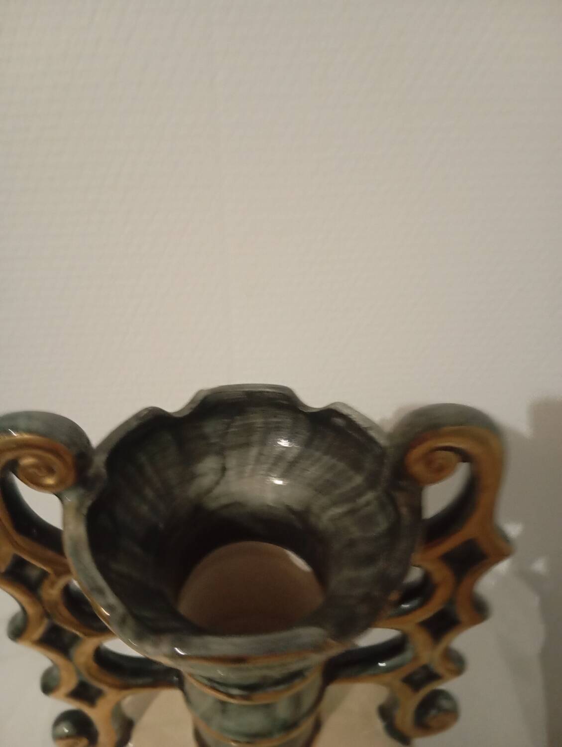 Vase porcelaine Belge Henri Béquet