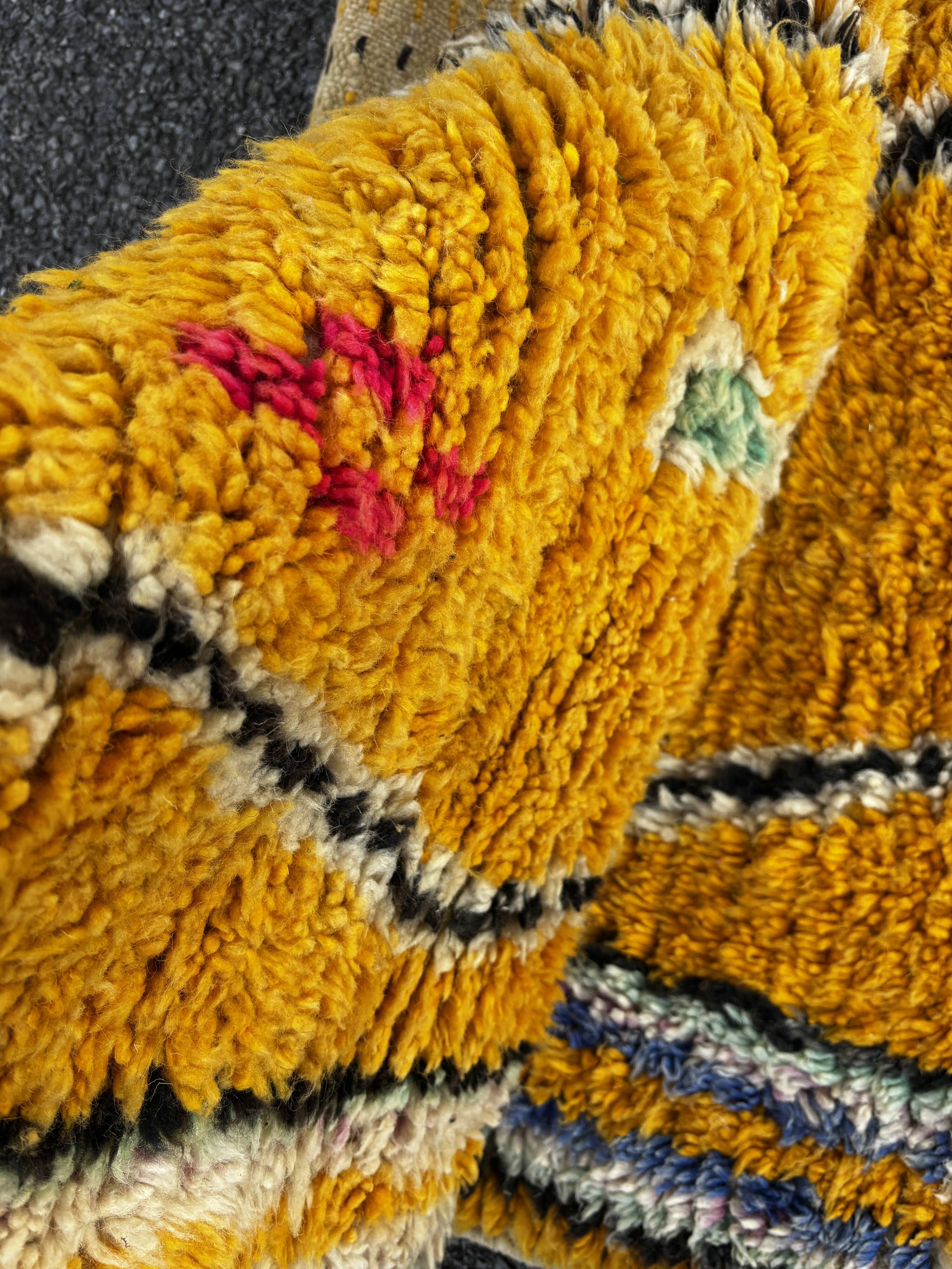 Berber Boujad rug in wool – 80 x 400 cm