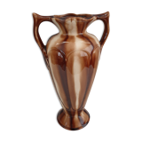 Louis Gueule vase in Vierzon earthenware