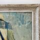 Marine painting oil on canvas old sailboat boat