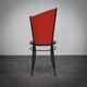 Set of 4 postmodern dining chairs, Italy, 1980s