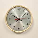 Vintage Beige Bakelite Wall Clock from Westclox , 1970s