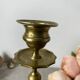 Antique brass candlesticks