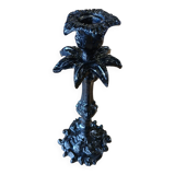 Black metal candle holder/candlestick