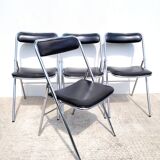 Set 4 folding chairs Souvignet