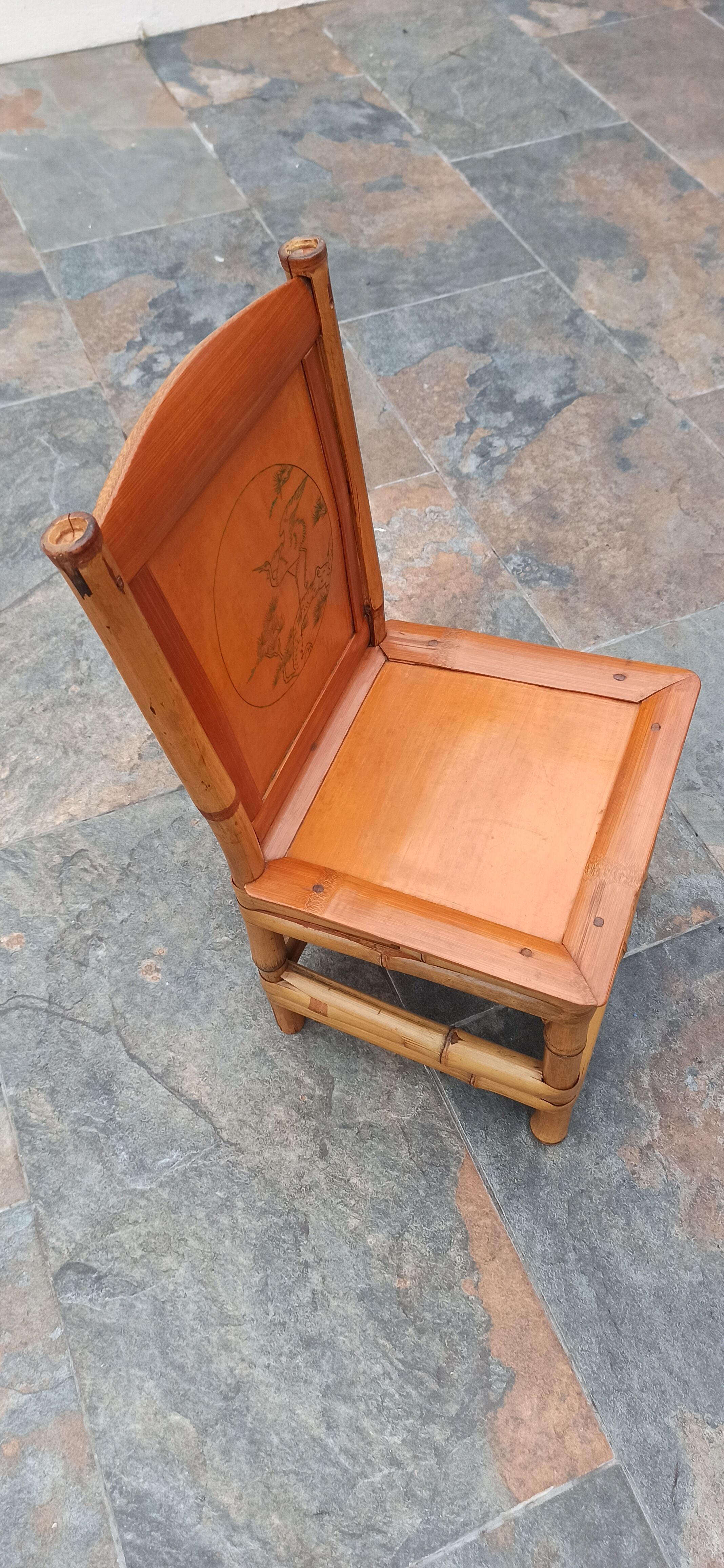 Vintage bamboo chair