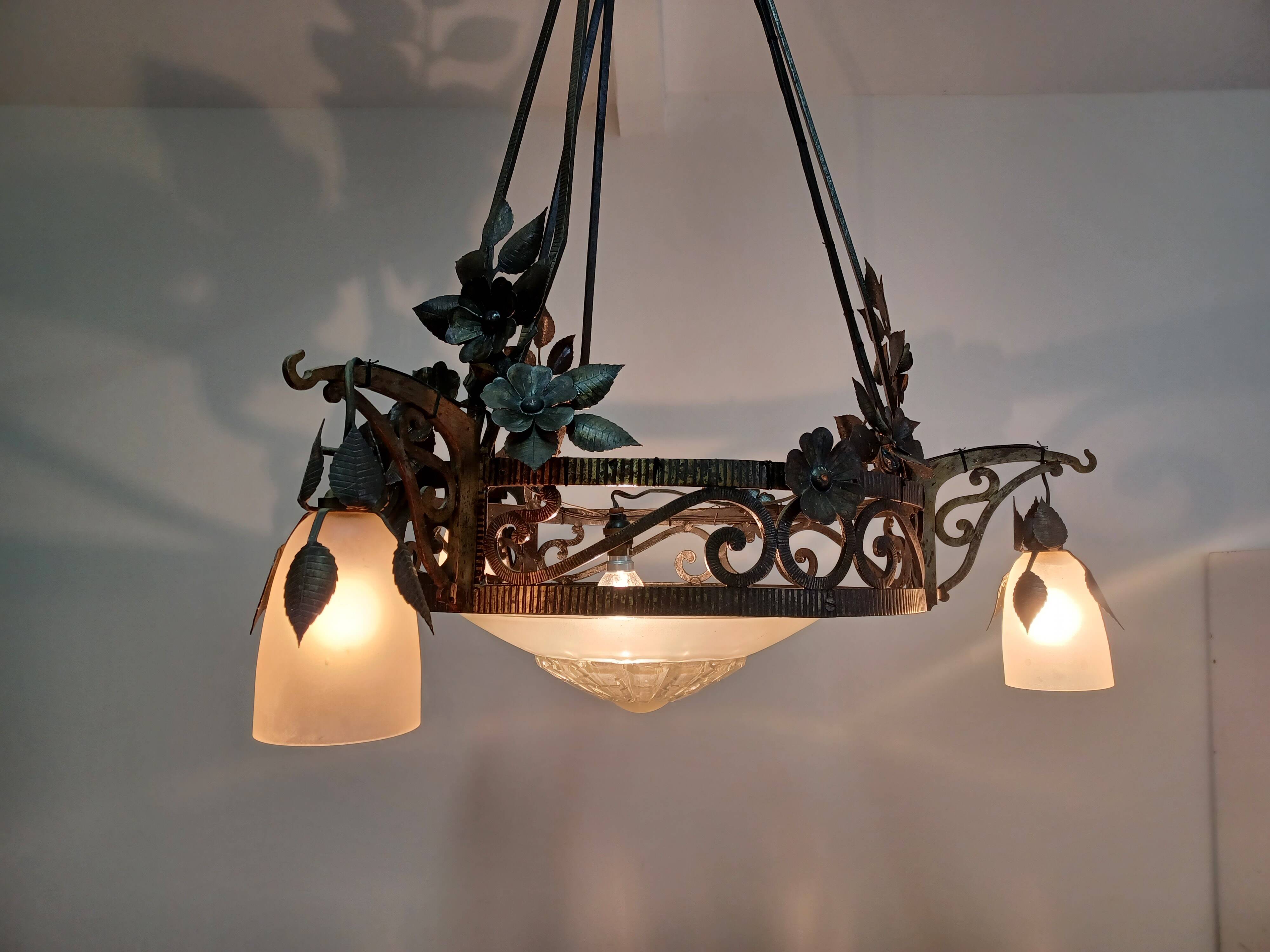 Art Deco chandelier