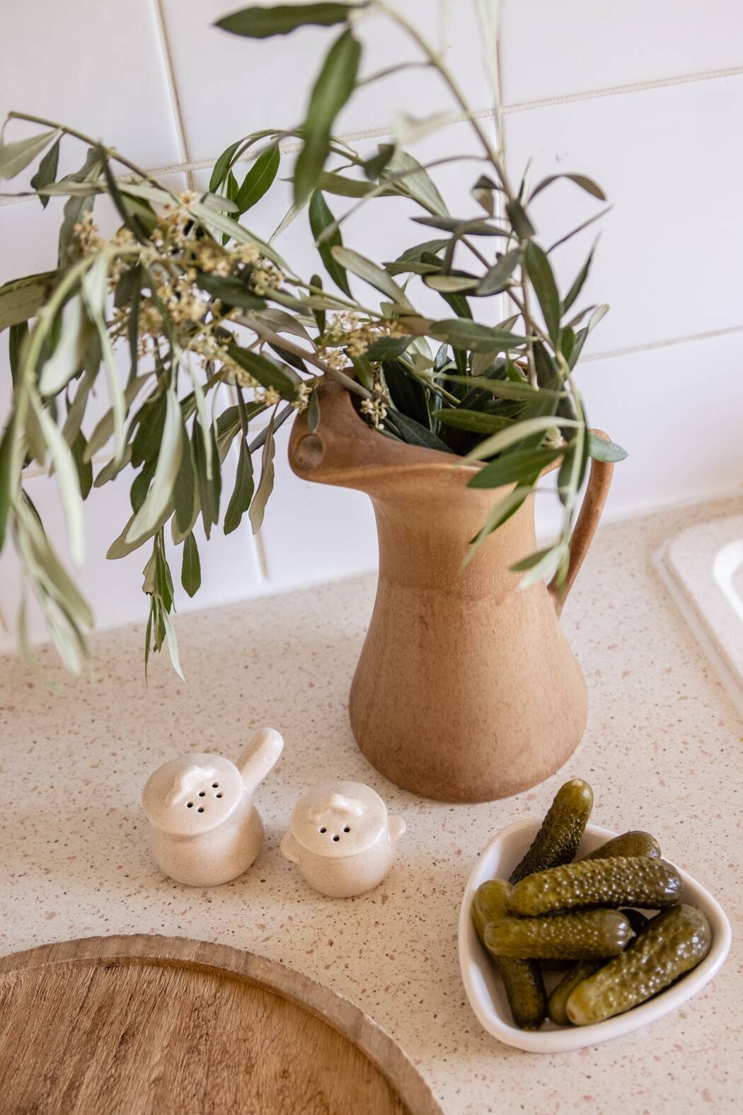 Vintage Ceramic Jug – Handmade Terracotta