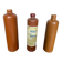 Série 3 Anciennes Bouteilles Grès Marron Vintage