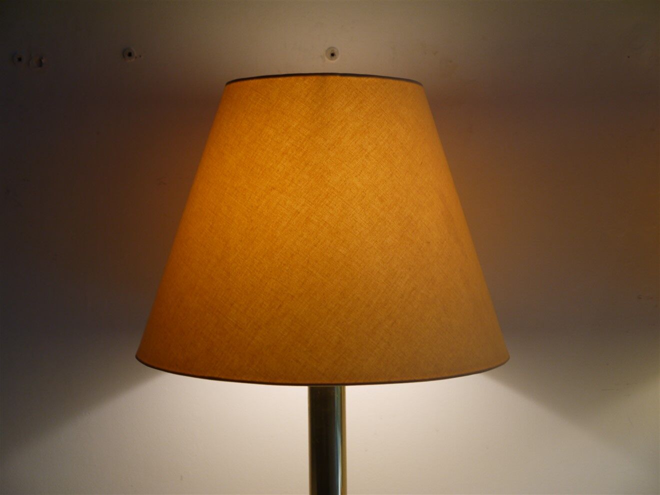 Paire de lampes vontage scandinaves en laiton 1970