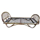 Rattan basket bed