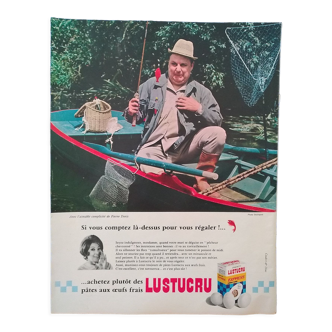 A Lustucru Spaghetti Pierre Doris paper advertisement